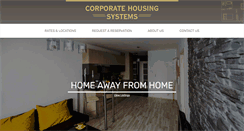 Desktop Screenshot of corporatehousingsystems.com