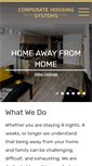 Mobile Screenshot of corporatehousingsystems.com